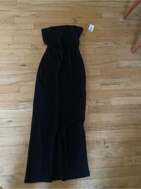 Black long casual tube dress. Size small